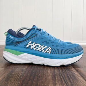 Hoka Bondi 7 Running Shoe Sneaker Lightweight 1110518-BMMO Mens Size 11.5 Blue